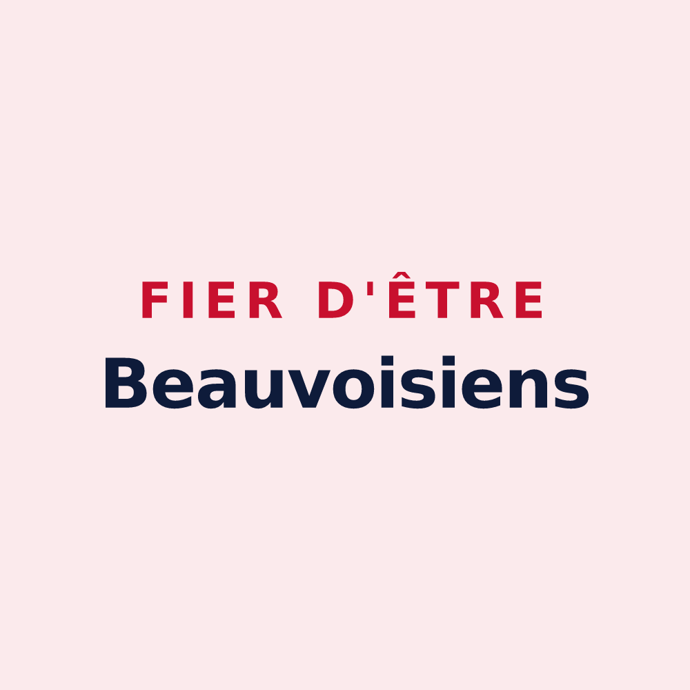 Magnet « Fier d'être Beauvoisiens » — design pour Beauvois-en-Cambrésis