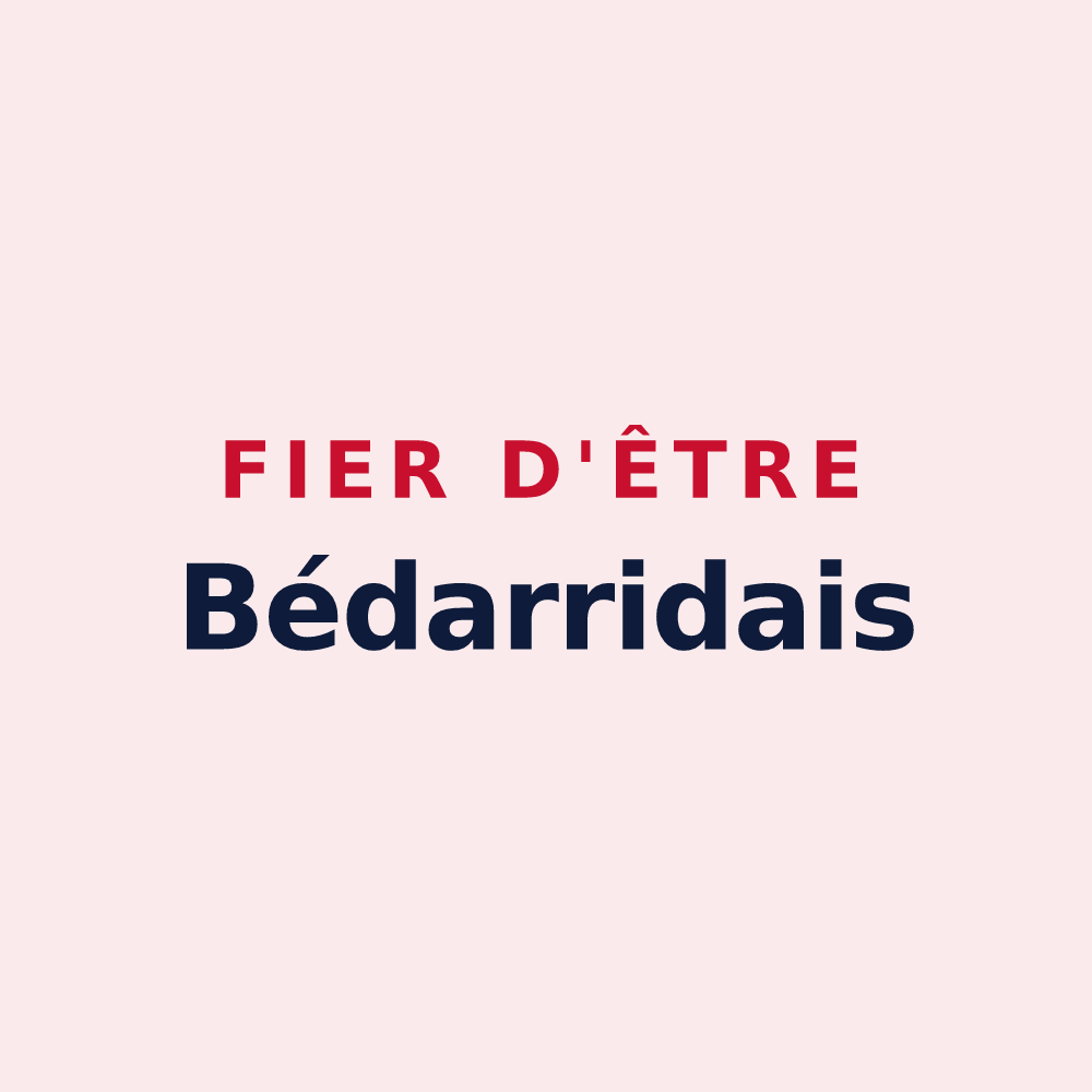 Magnet « Fier d'être Bédarridais » — design pour Bédarrides