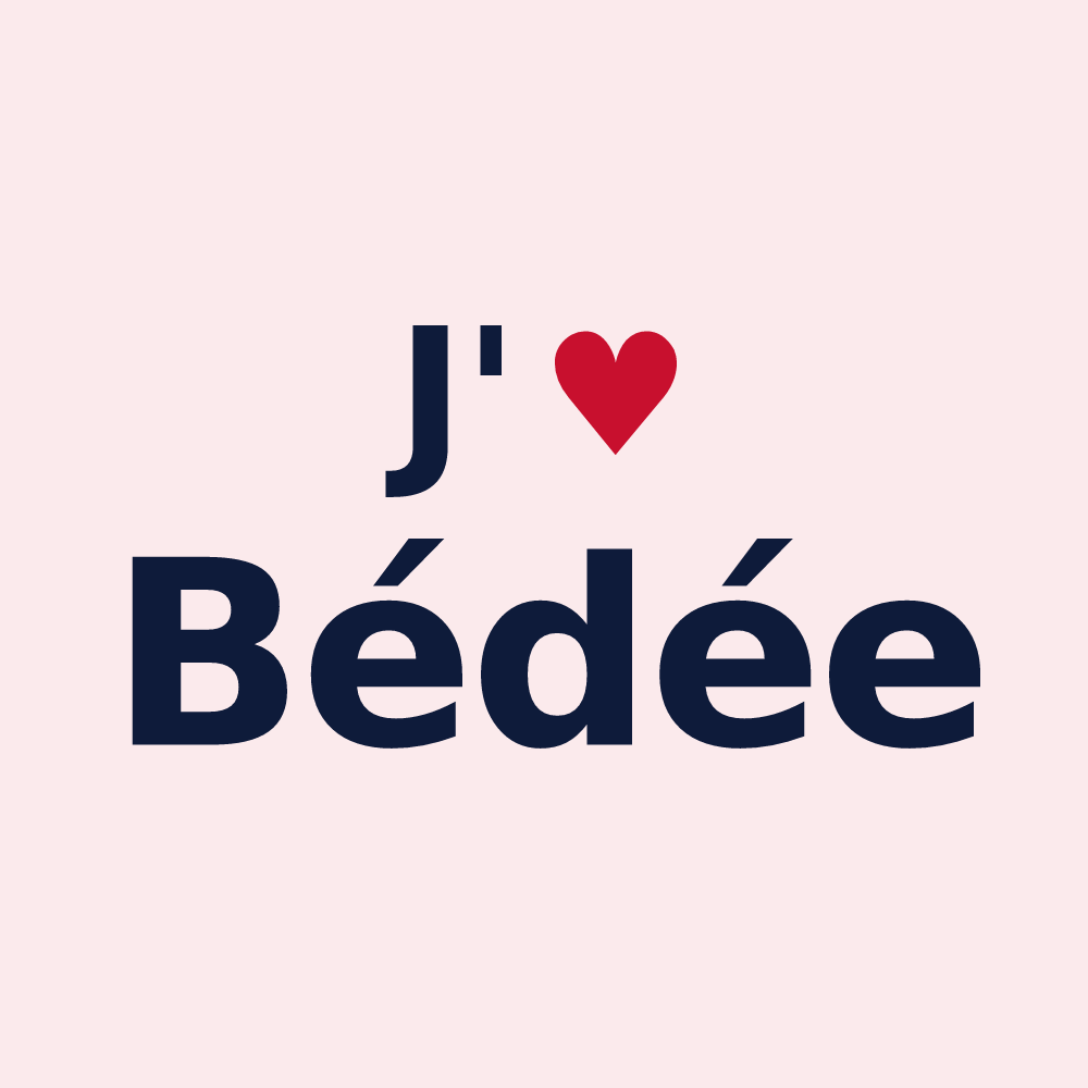 Magnet personnalisé Bédée — design J'aime Bédée