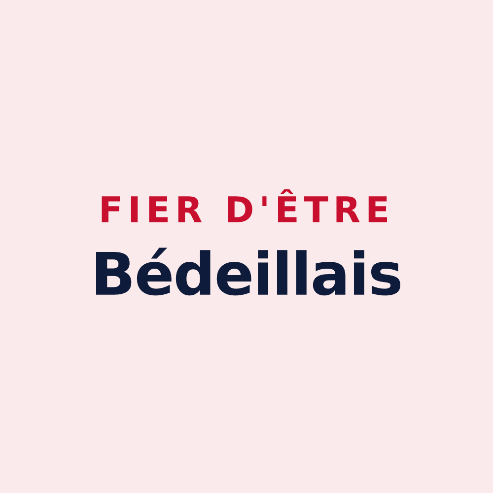 Magnet « Fier d'être Bédeillais » — design pour Bédeille