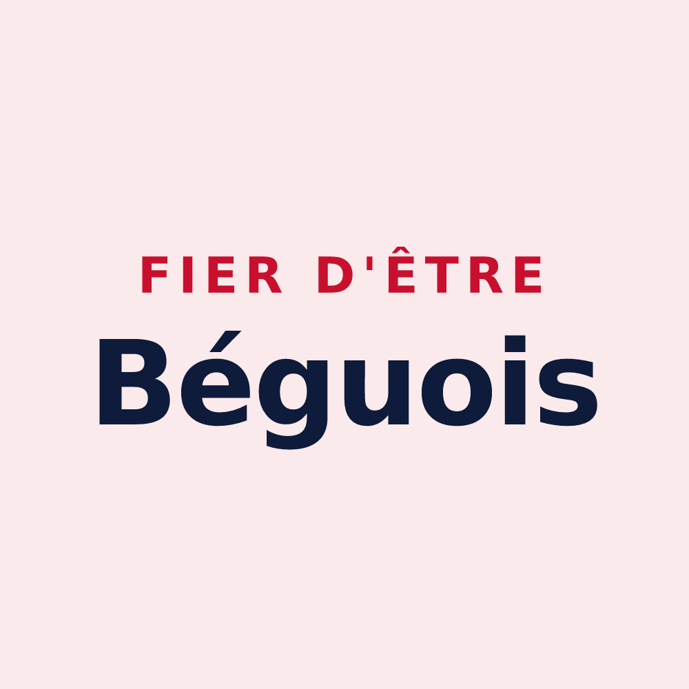 Magnet « Fier d'être Béguois » — design pour Bègues