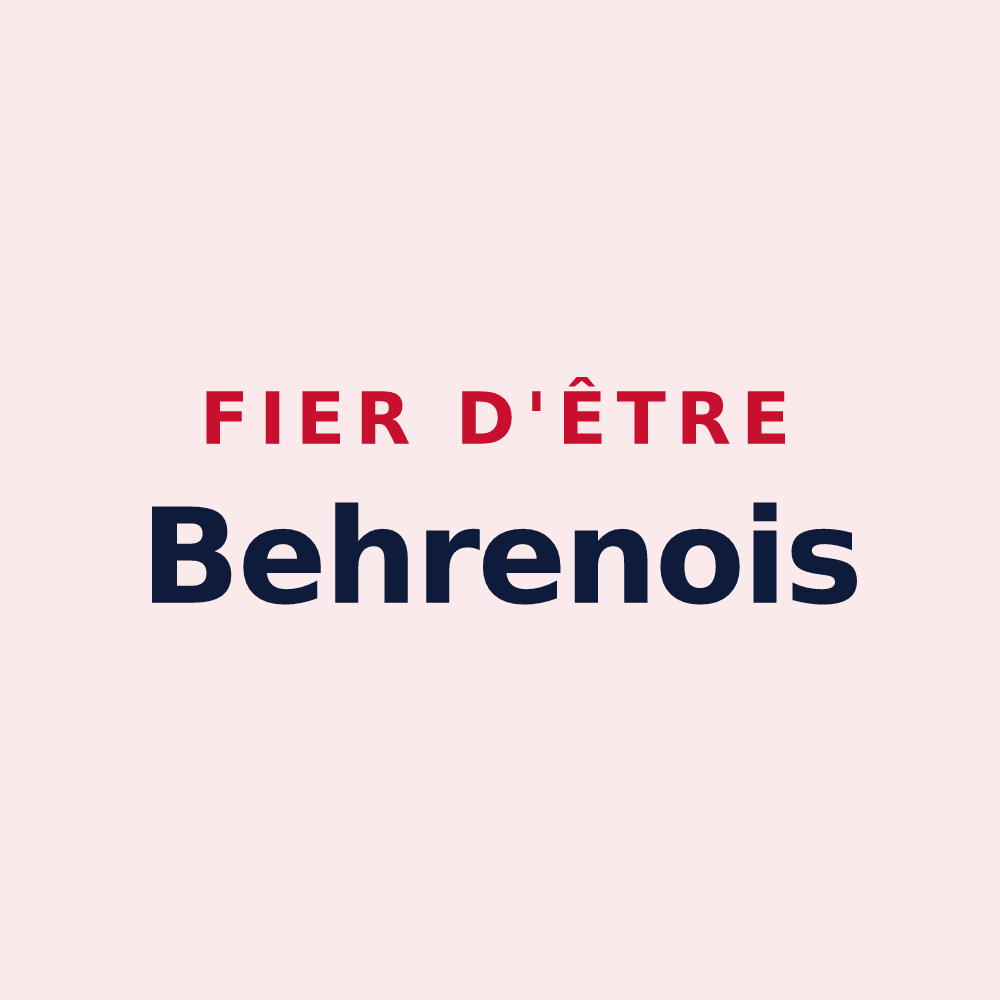 Magnet « Fier d'être Behrenois » — design pour Behren-lès-Forbach