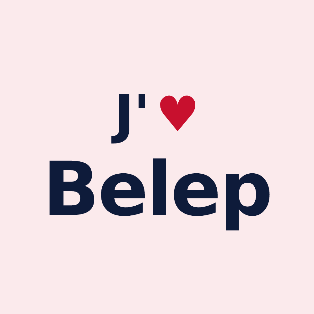 Magnet personnalisé Belep — design J'aime Belep