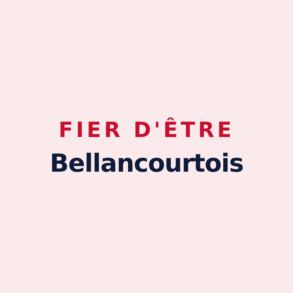Magnet « Fier d'être Bellancourtois » — design pour Bellancourt