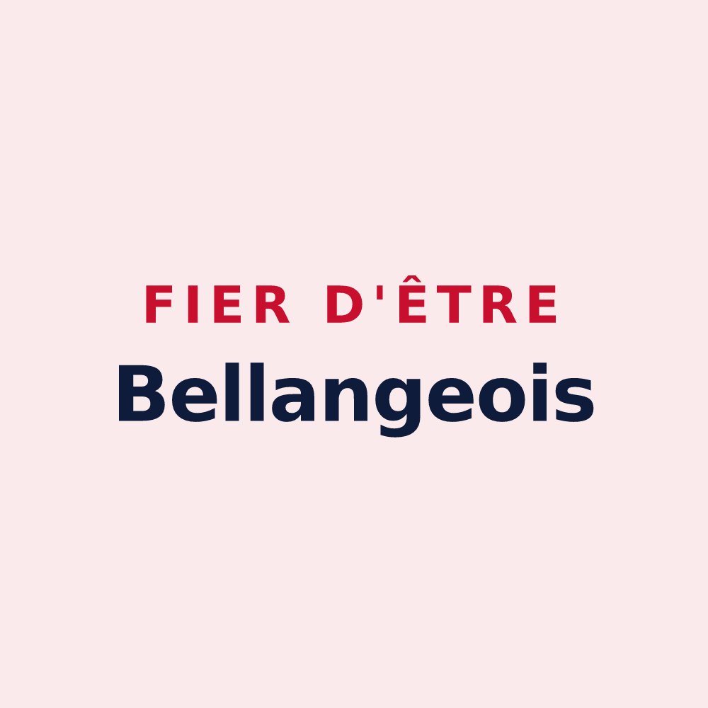 Magnet « Fier d'être Bellangeois » — design pour Bellange