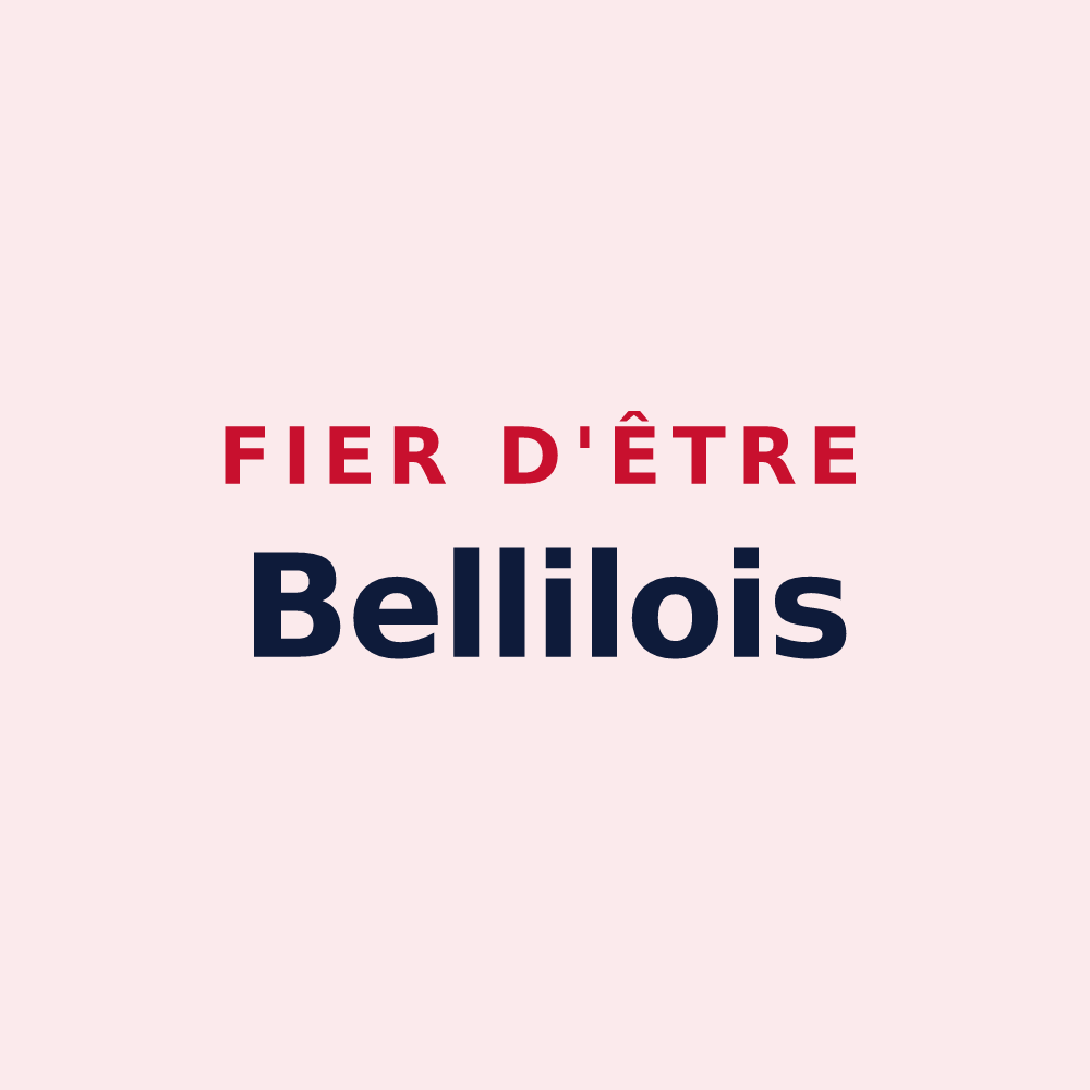 Magnet « Fier d'être Bellilois » — design pour Belle-Isle-en-Terre