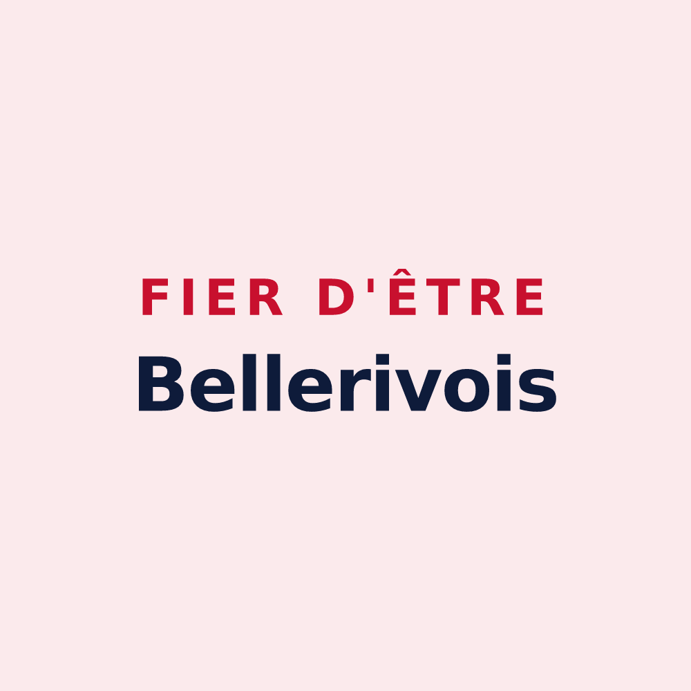 Magnet « Fier d'être Bellerivois » — design pour Bellerive-sur-Allier