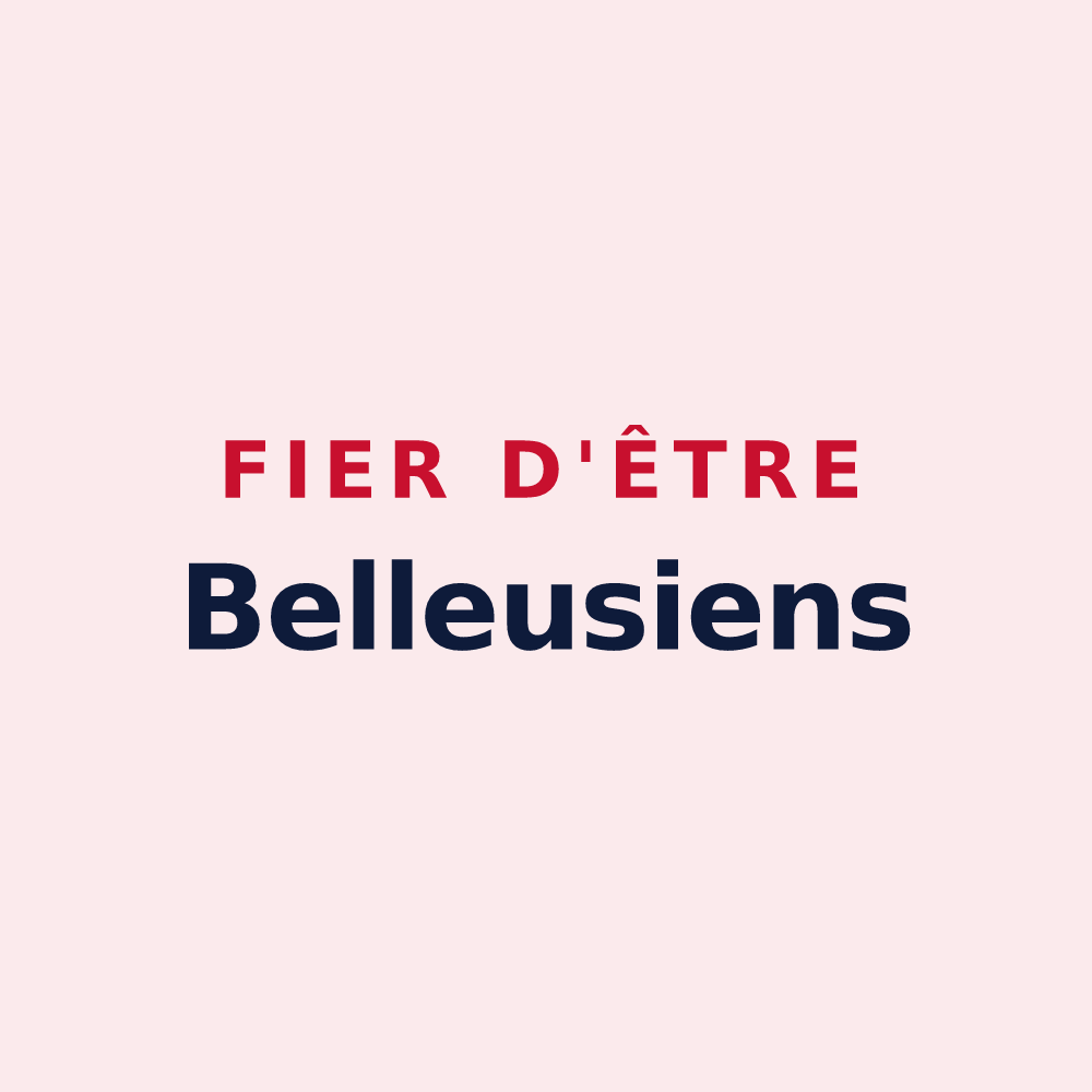 Magnet « Fier d'être Belleusiens » — design pour Belleu