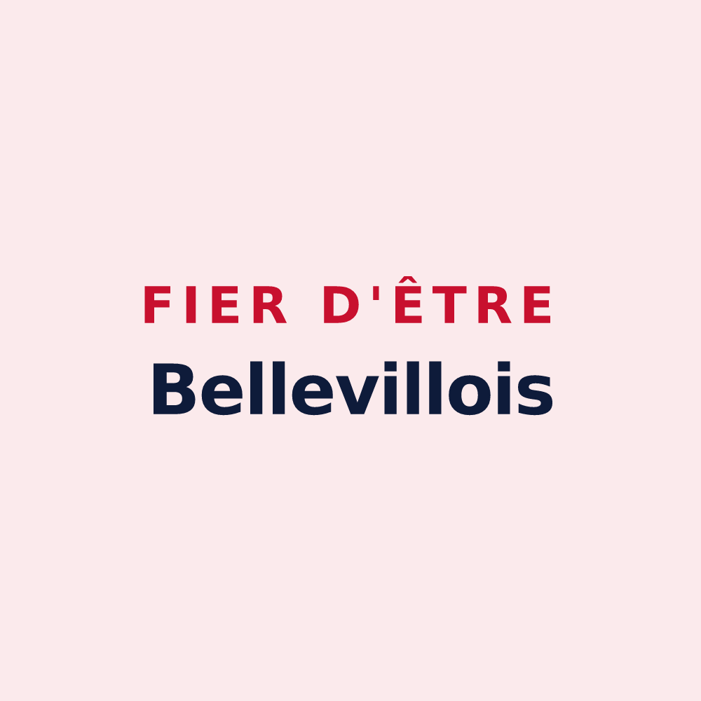 Magnet « Fier d'être Bellevillois » — design pour Belleville-sur-Meuse