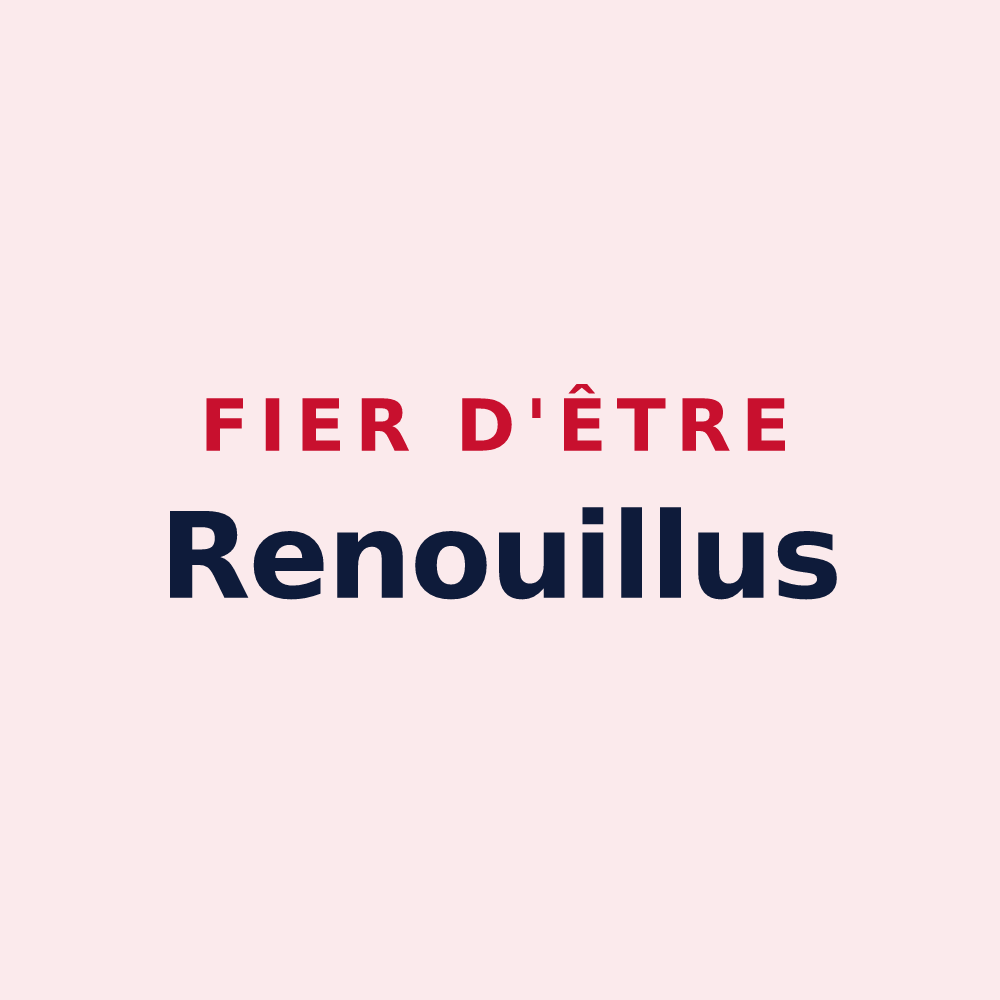 Magnet « Fier d'être Renouillus » — design pour Bellignat