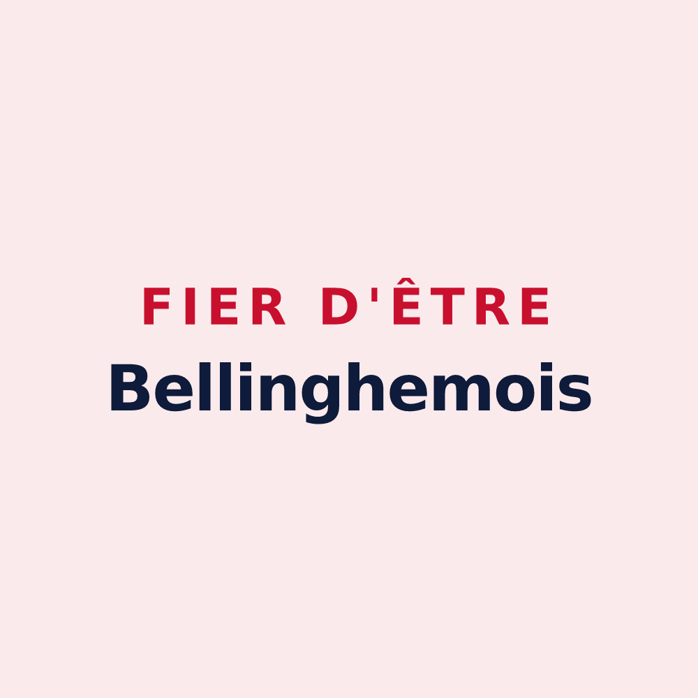Magnet « Fier d'être Bellinghemois » — design pour Bellinghem