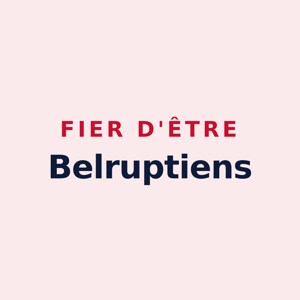 Magnet « Fier d'être Belruptiens » — design pour Belrupt