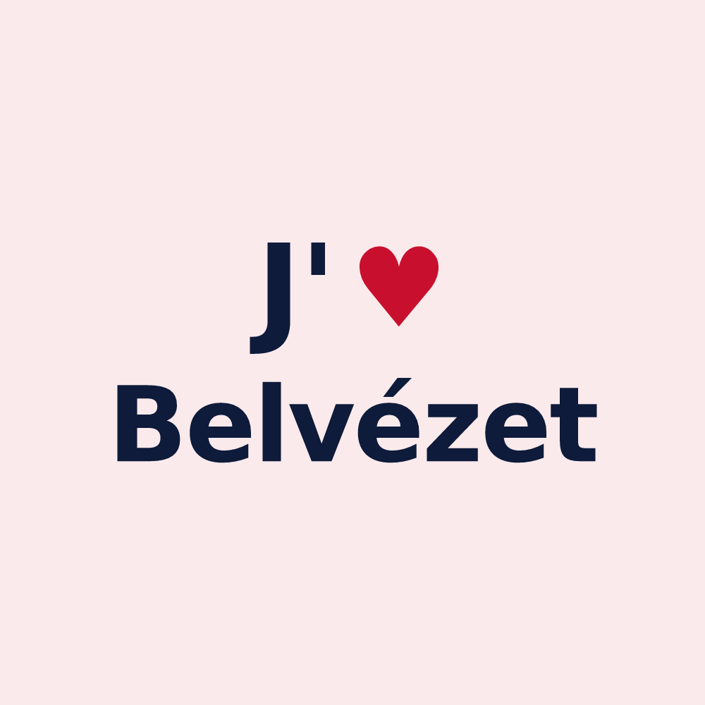 Magnet personnalisé Belvézet — design J'aime Belvézet