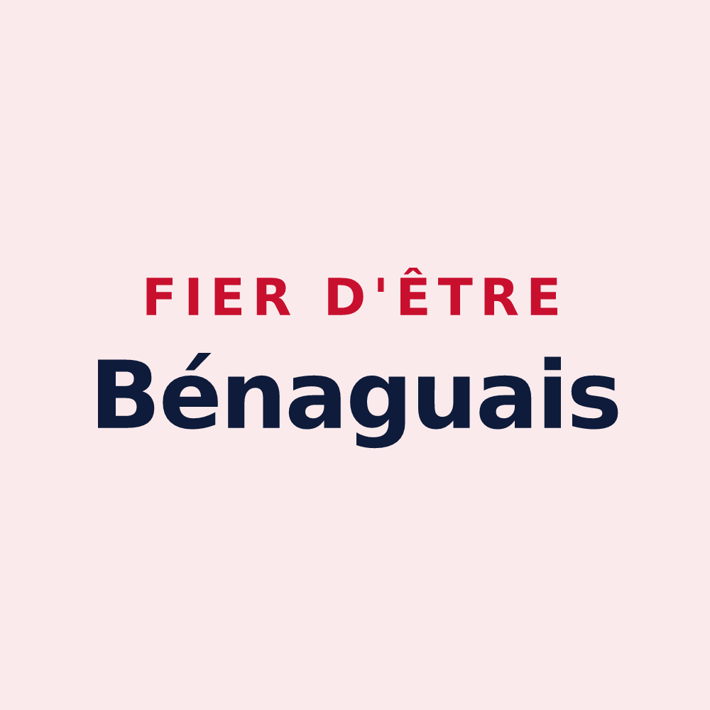 Magnet « Fier d'être Bénaguais » — design pour Benagues