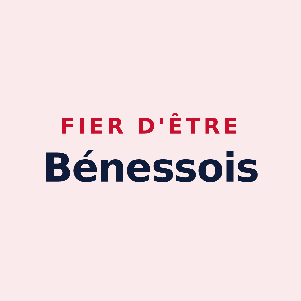 Magnet « Fier d'être Bénessois » — design pour Bénesse-Maremne