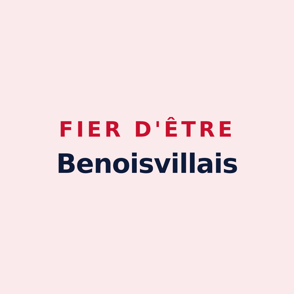 Magnet « Fier d'être Benoisvillais » — design pour Benoîtville