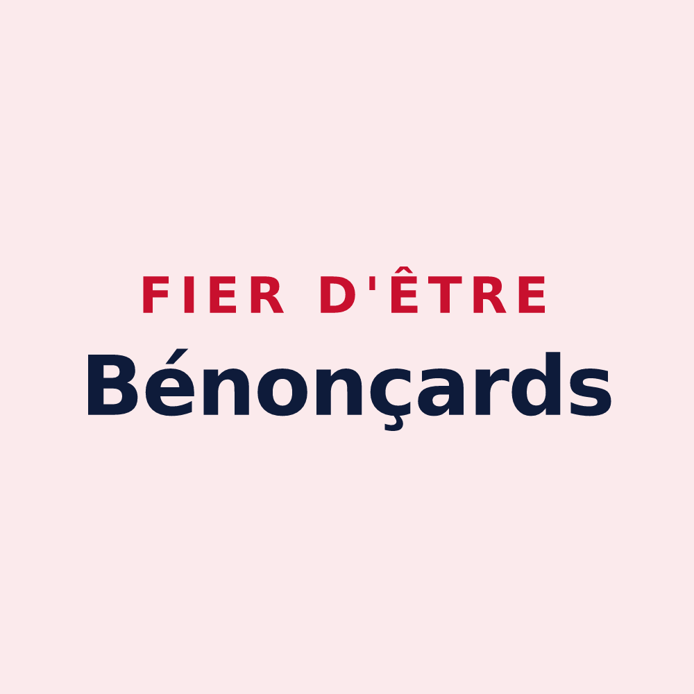 Magnet « Fier d'être Bénonçards » — design pour Bénonces