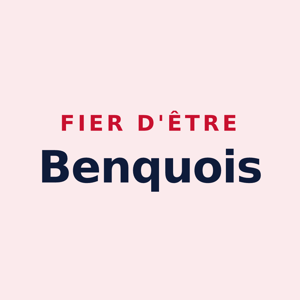 Magnet « Fier d'être Benquois » — design pour Benque