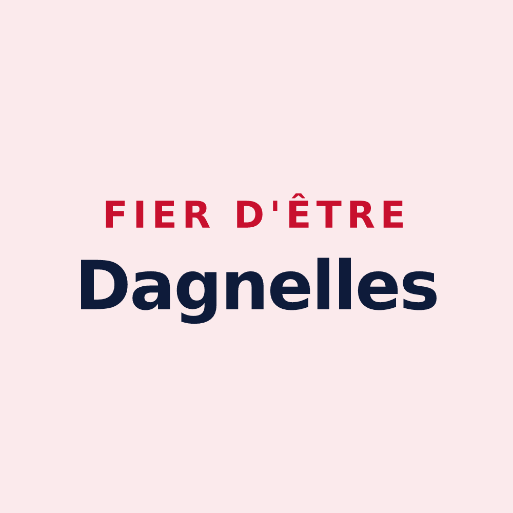 Magnet « Fier d'être Dagnelles » — design pour Bercenay-en-Othe