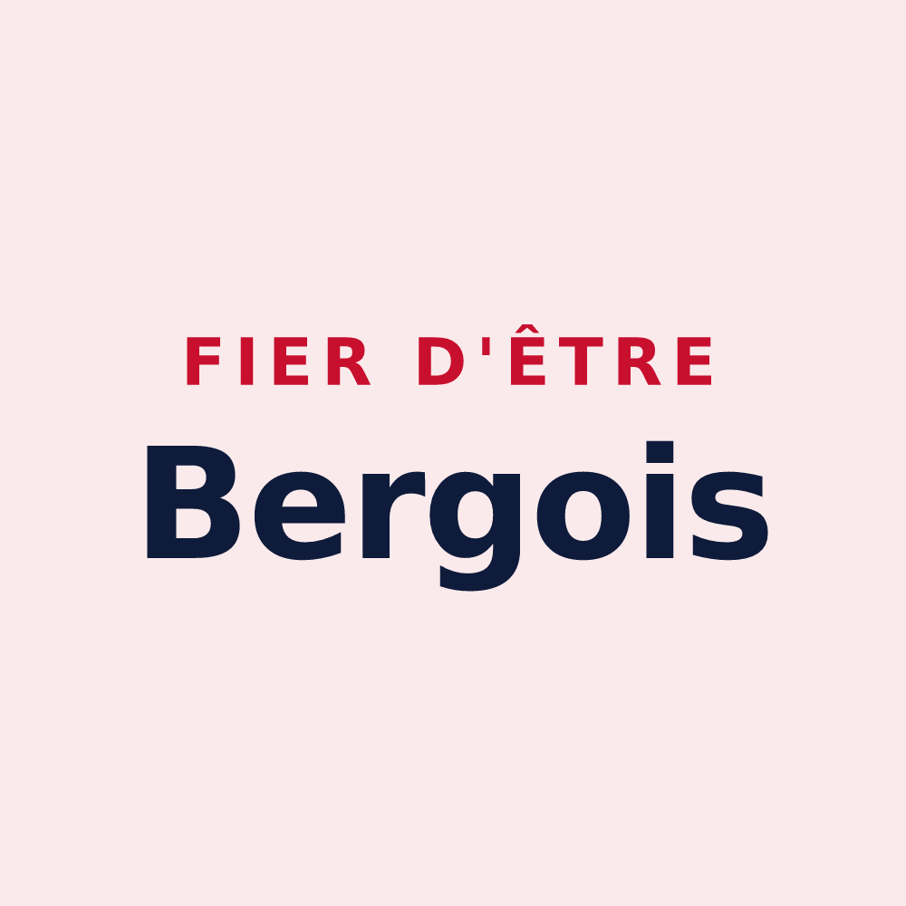 Magnet « Fier d'être Bergois » — design pour Berg-sur-Moselle