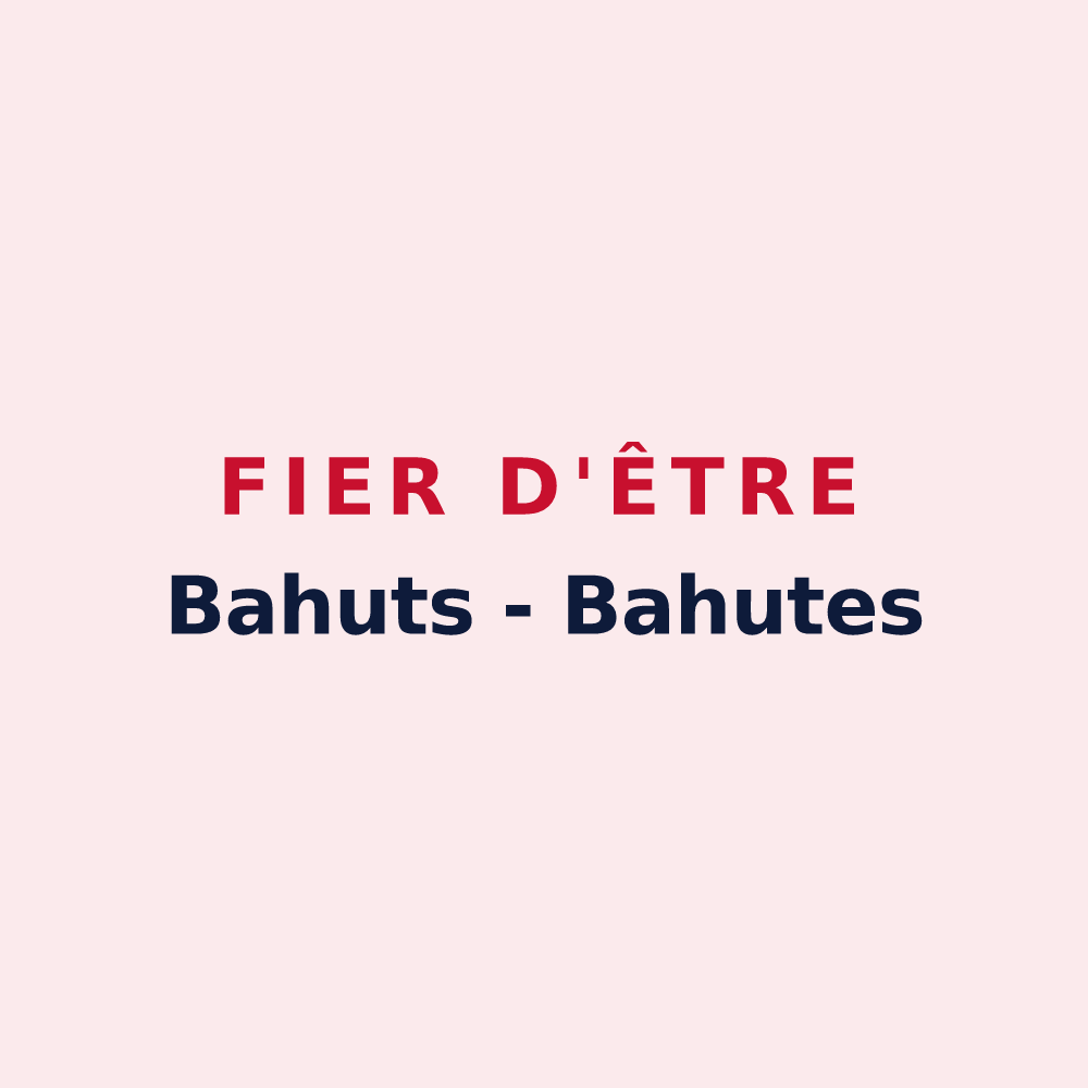 Magnet « Fier d'être Bahuts - Bahutes » — design pour Bergères