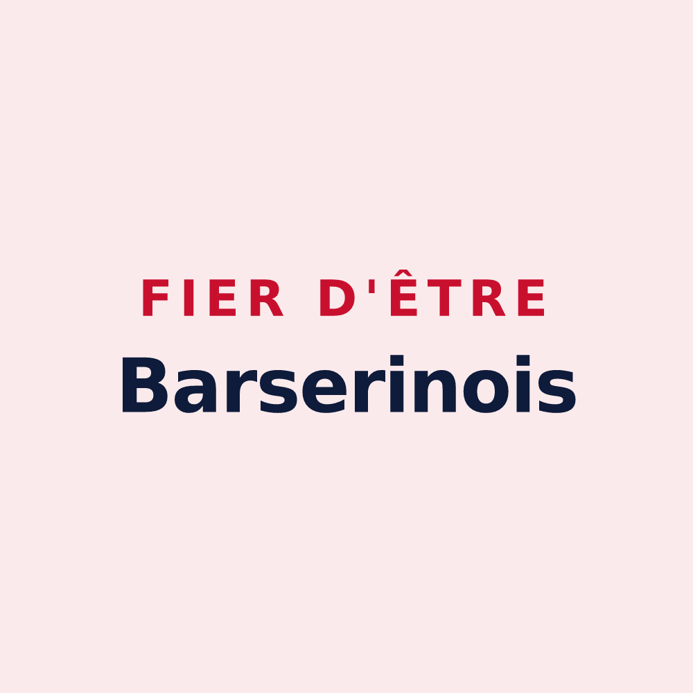 Magnet « Fier d'être Barserinois » — design pour Bergesserin