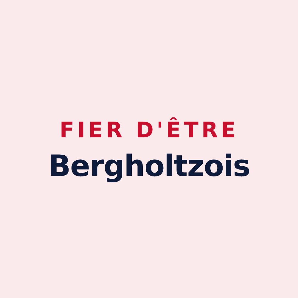 Magnet « Fier d'être Bergholtzois » — design pour Bergholtz