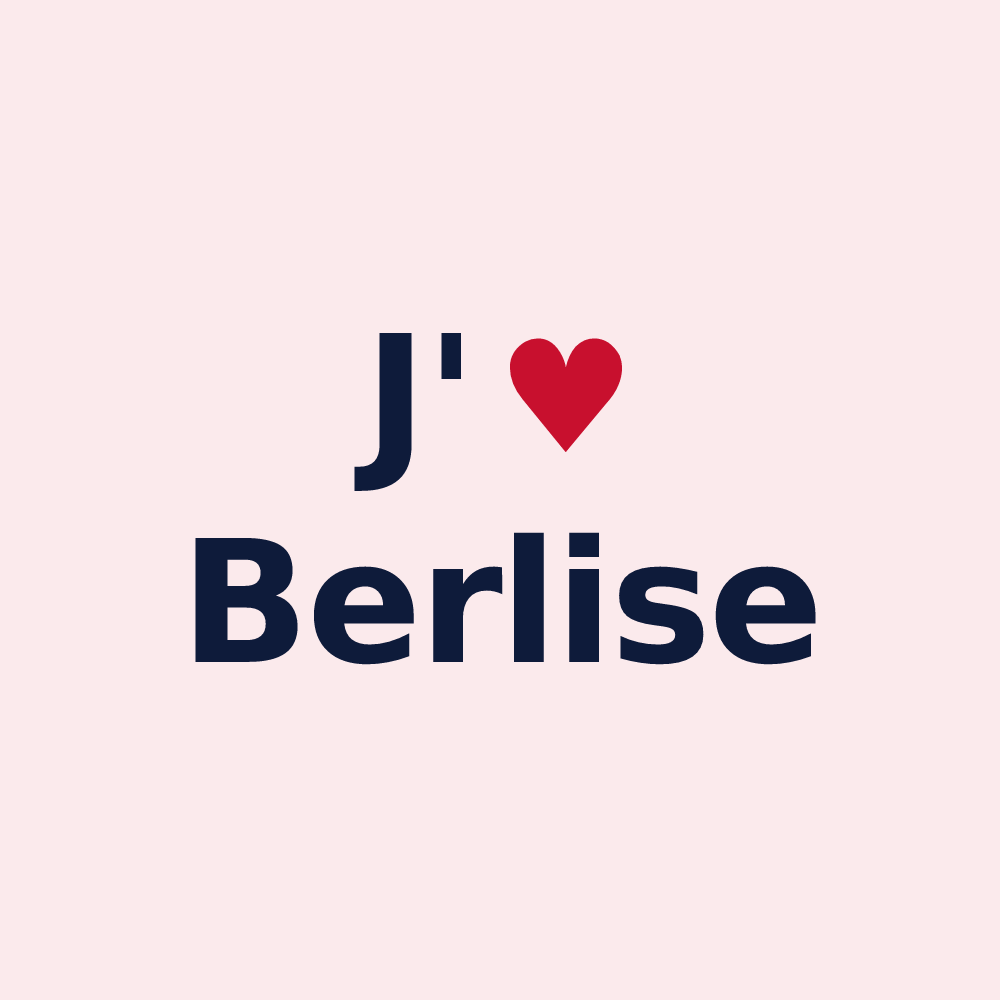 Magnet personnalisé Berlise — design J'aime Berlise