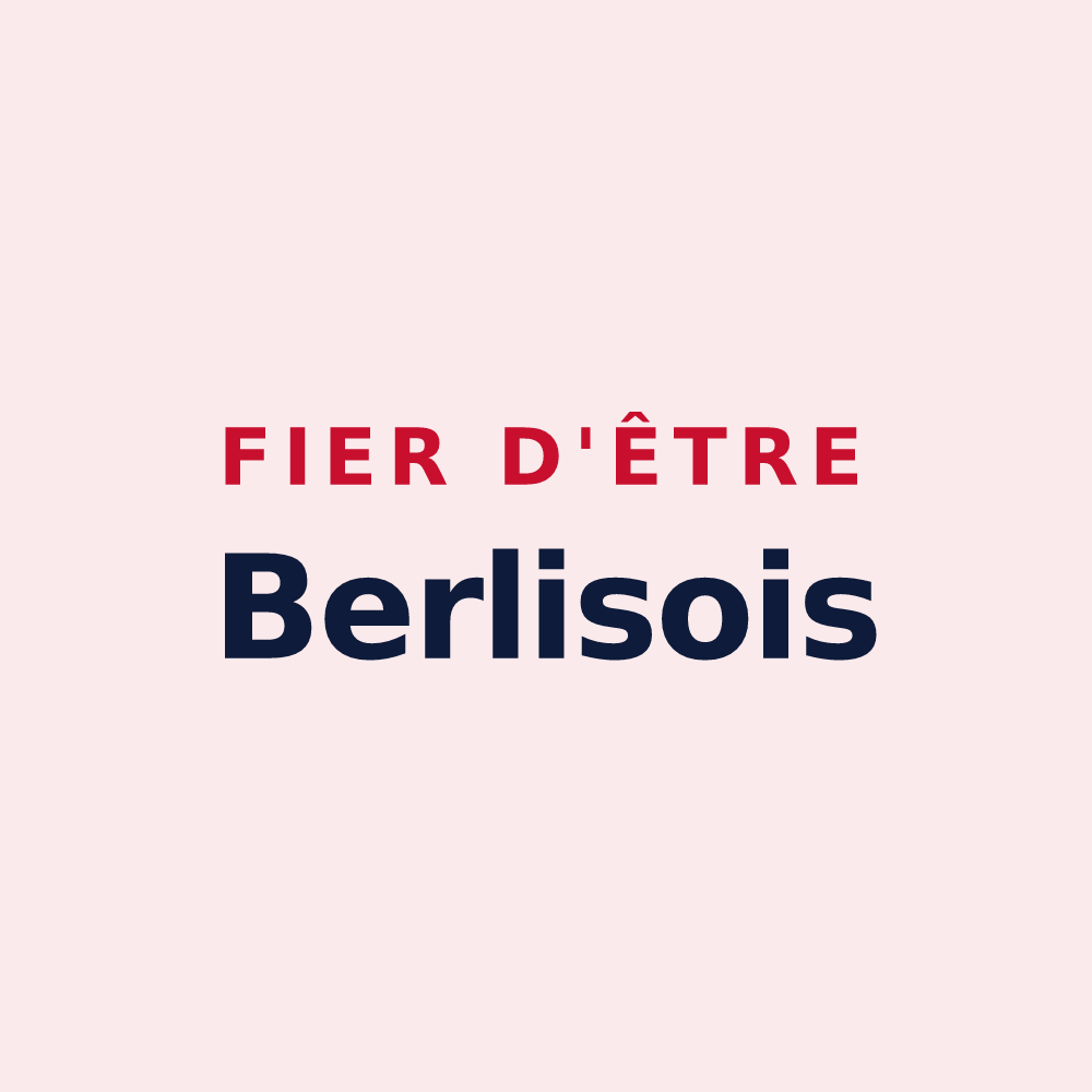 Magnet « Fier d'être Berlisois » — design pour Berlise