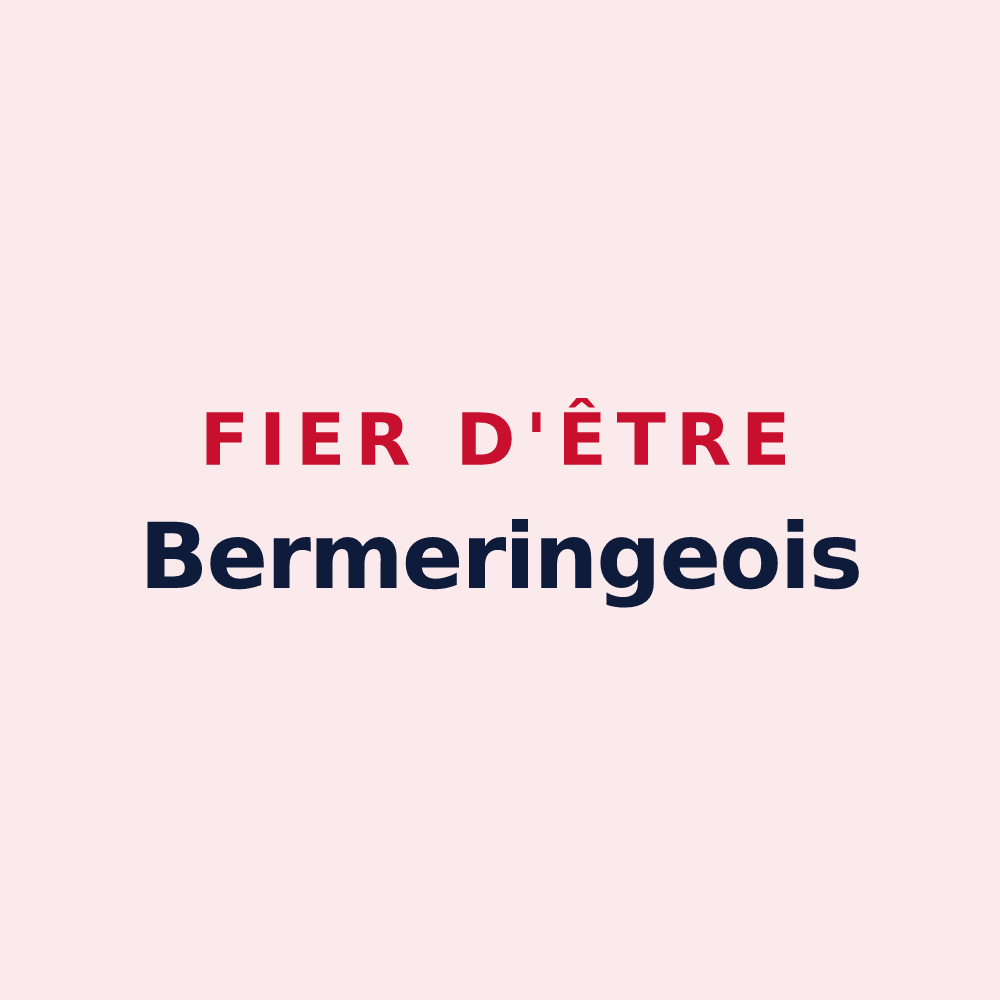 Magnet « Fier d'être Bermeringeois » — design pour Bermering