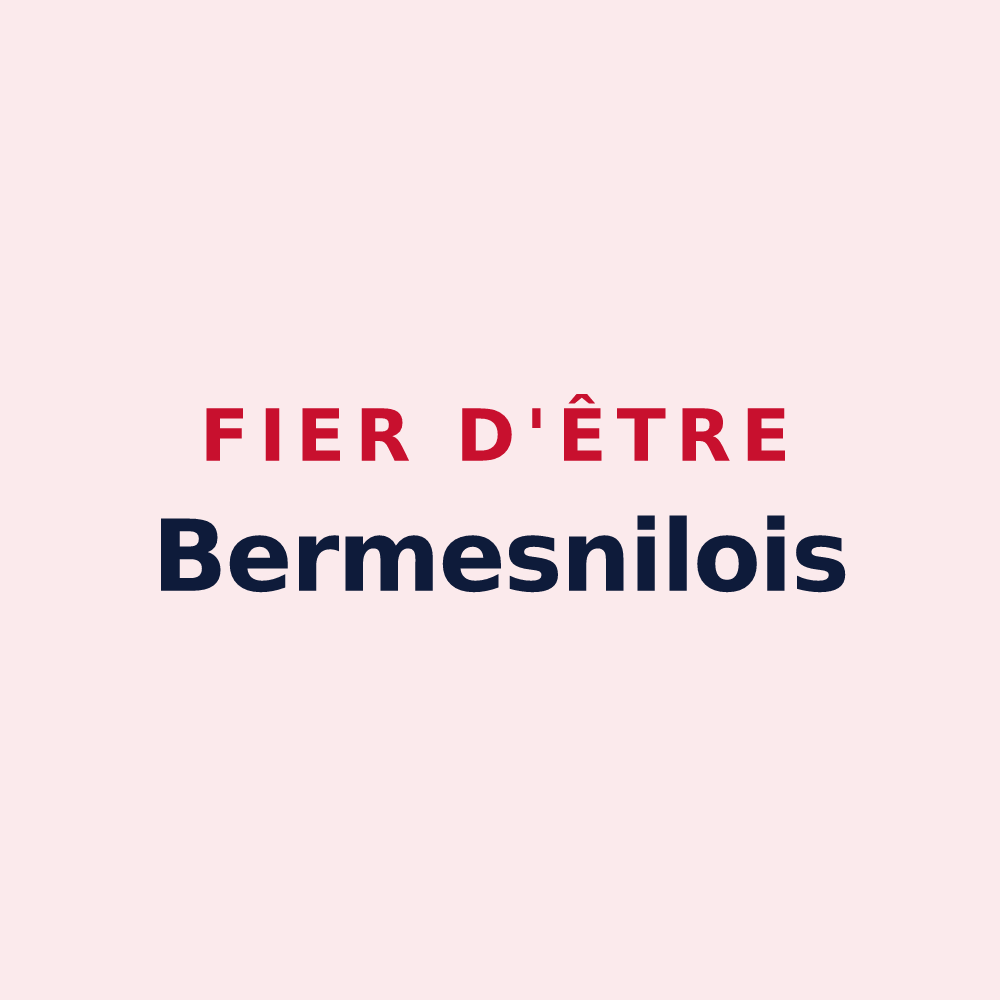 Magnet « Fier d'être Bermesnilois » — design pour Bermesnil