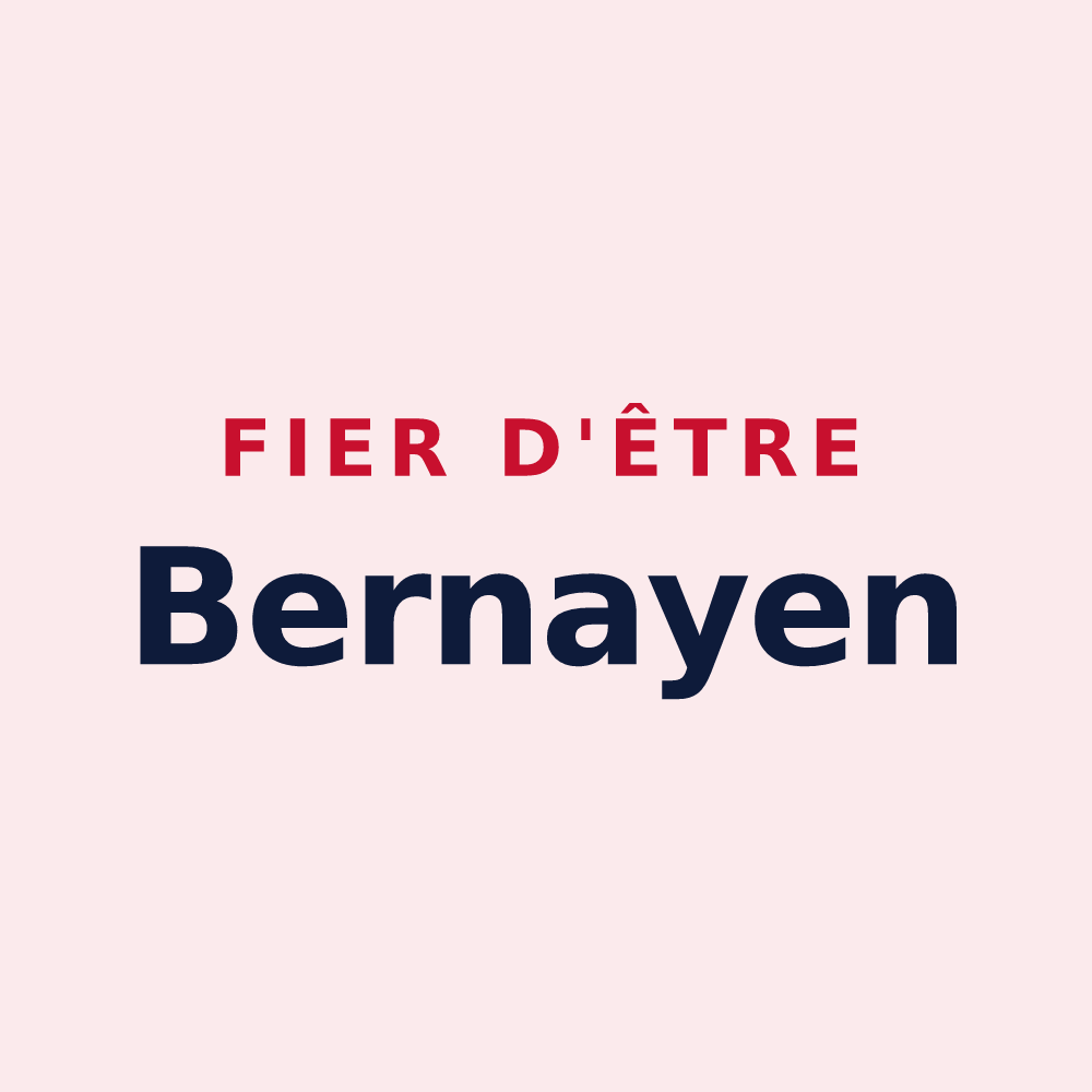 Magnet « Fier d'être Bernayen » — design pour Bernay