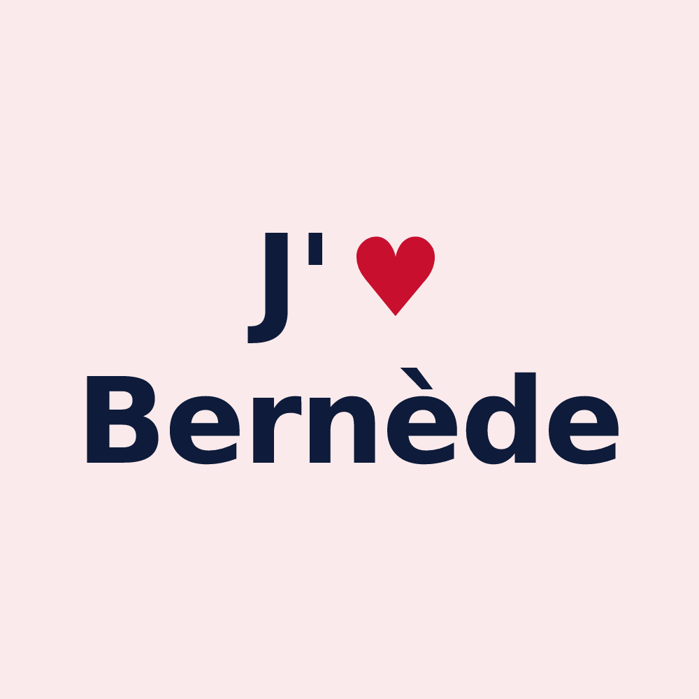 Magnet personnalisé Bernède — design J'aime Bernède