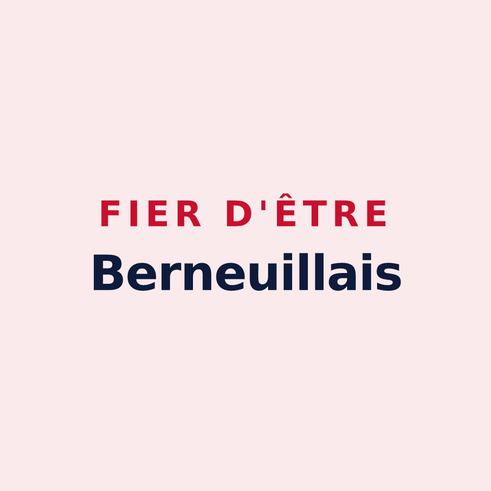 Magnet « Fier d'être Berneuillais » — design pour Berneuil