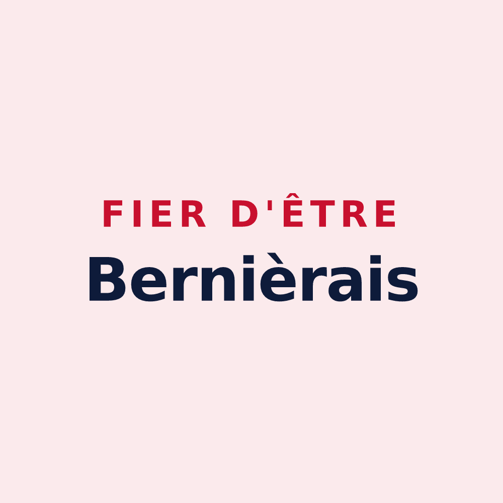 Magnet « Fier d'être Bernièrais » — design pour Bernières-sur-Mer