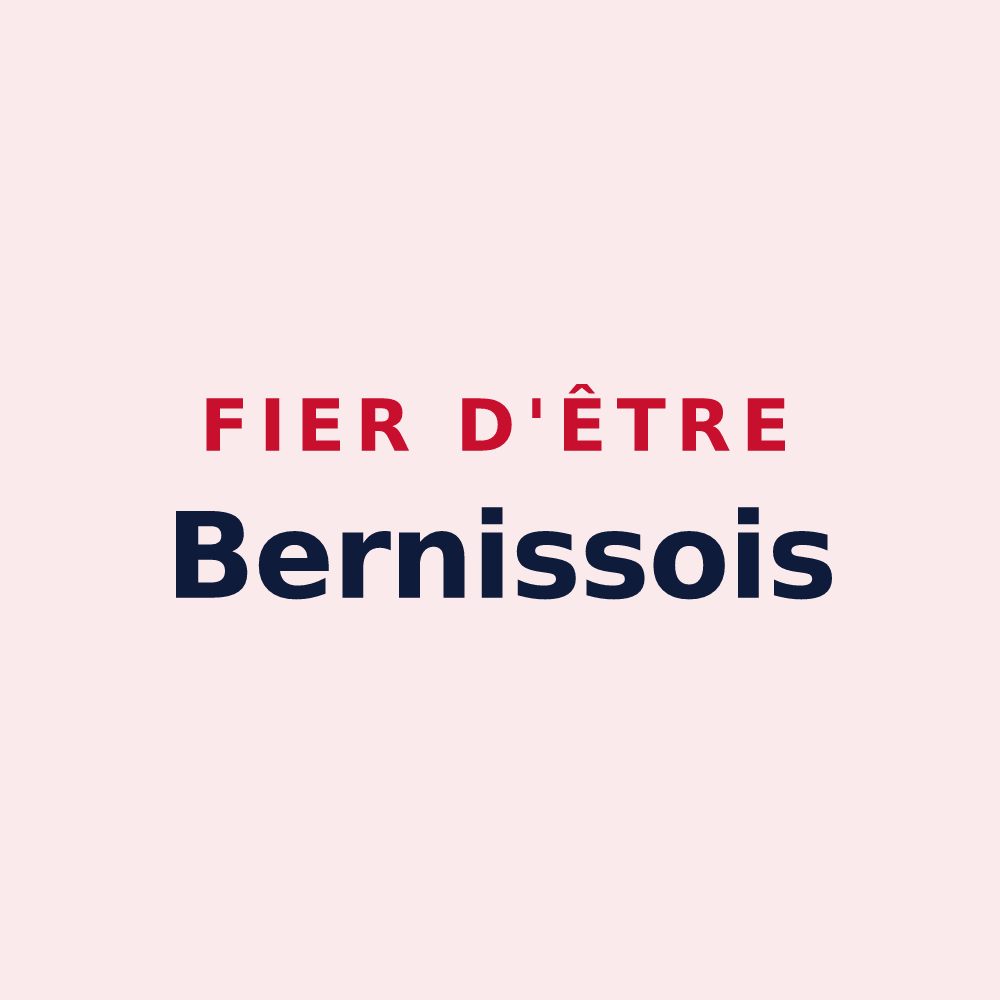Magnet « Fier d'être Bernissois » — design pour Bernis