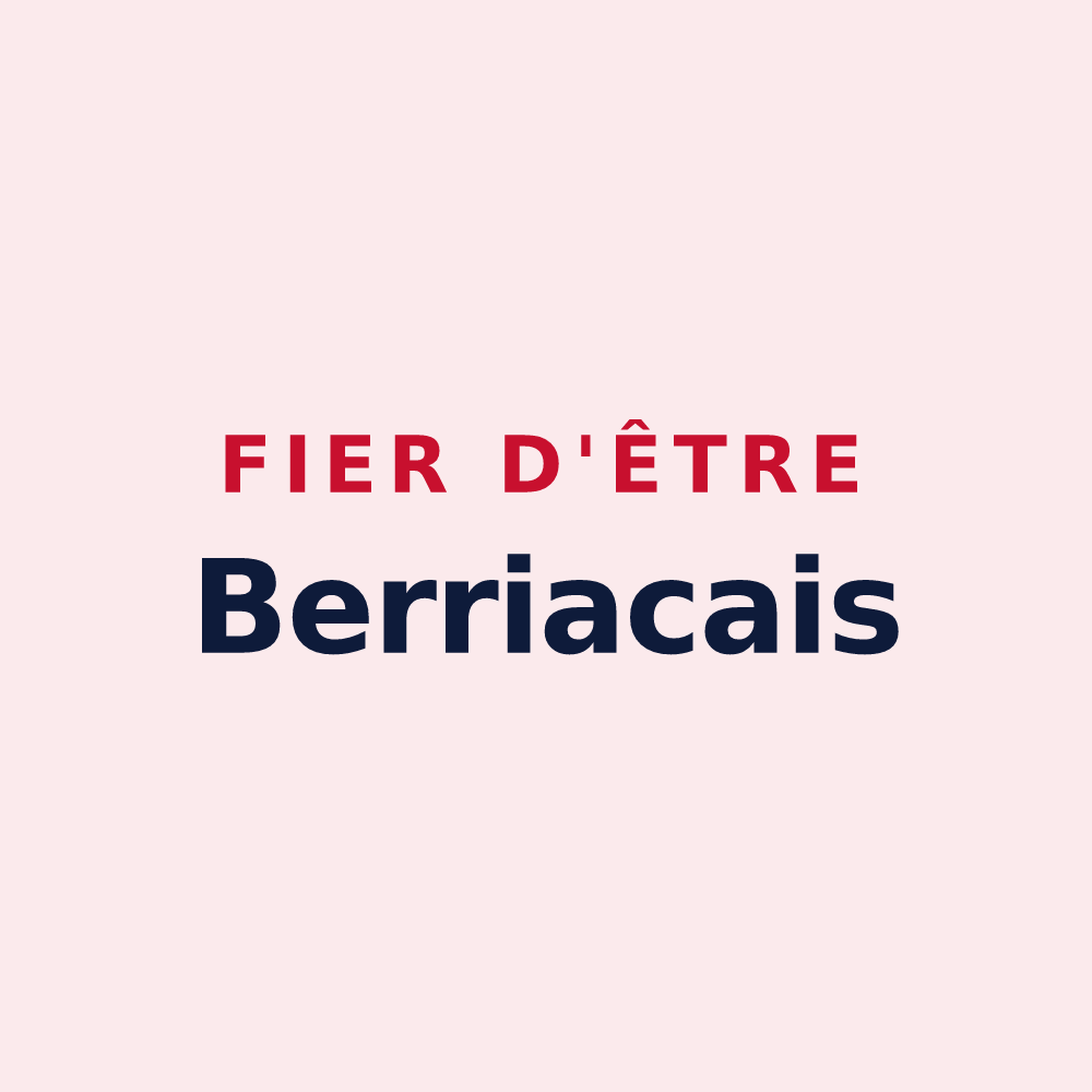 Magnet « Fier d'être Berriacais » — design pour Berriac