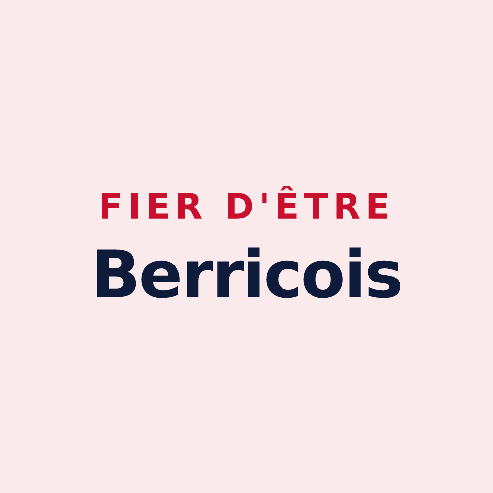Magnet « Fier d'être Berricois » — design pour Berric