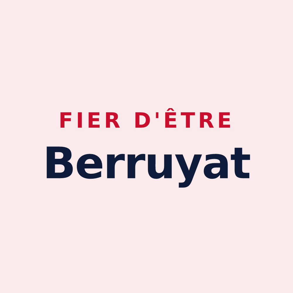 Magnet « Fier d'être Berruyat » — design pour Berru