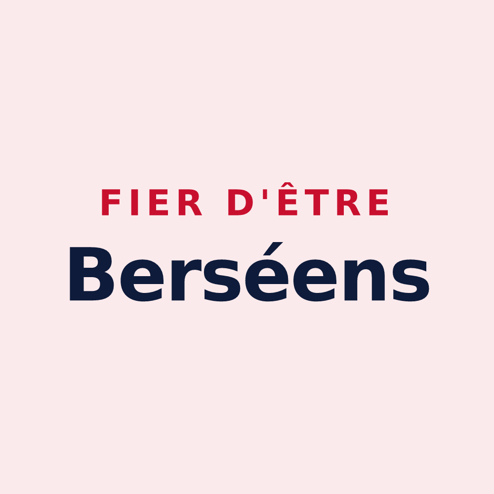 Magnet « Fier d'être Berséens » — design pour Bersée