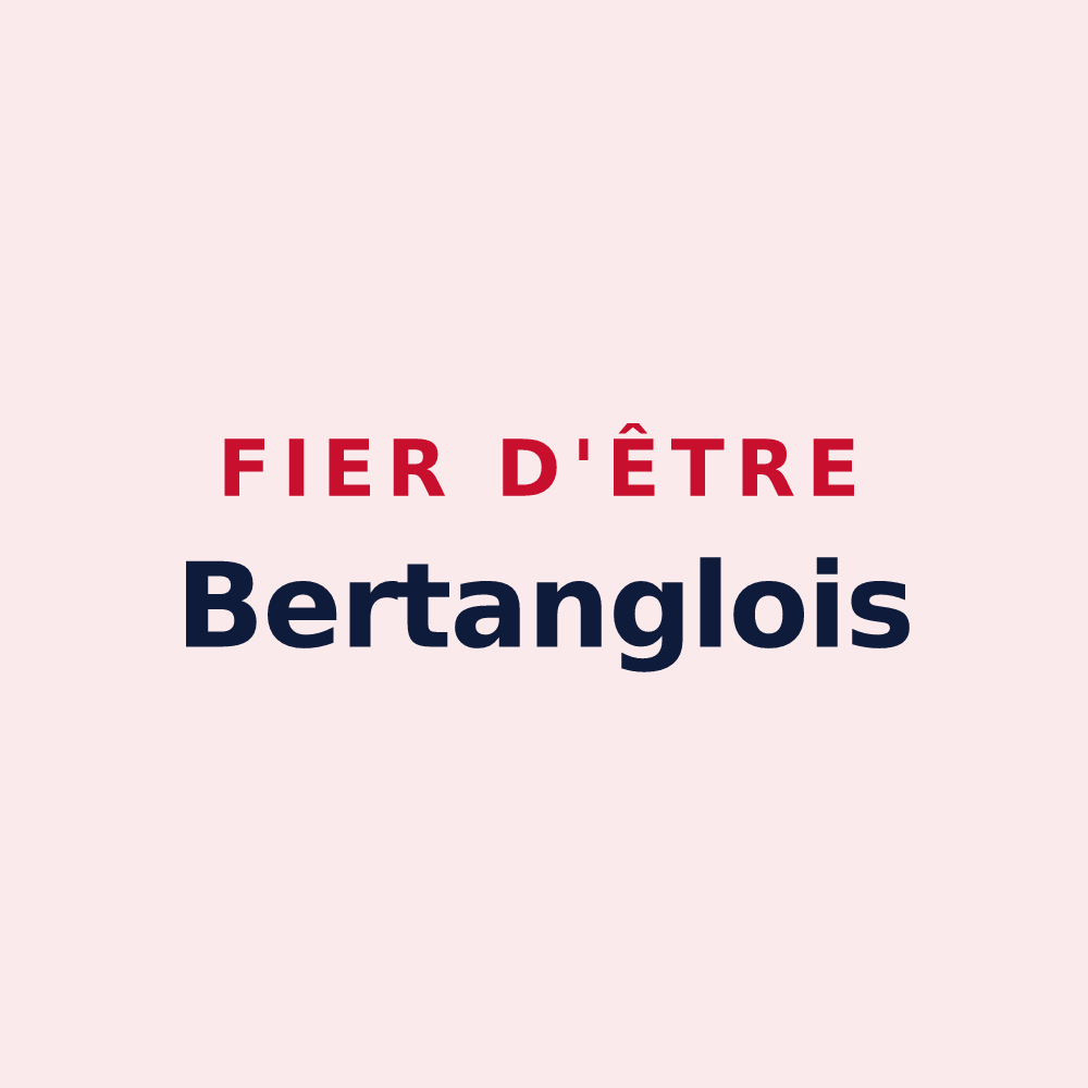 Magnet « Fier d'être Bertanglois » — design pour Bertangles