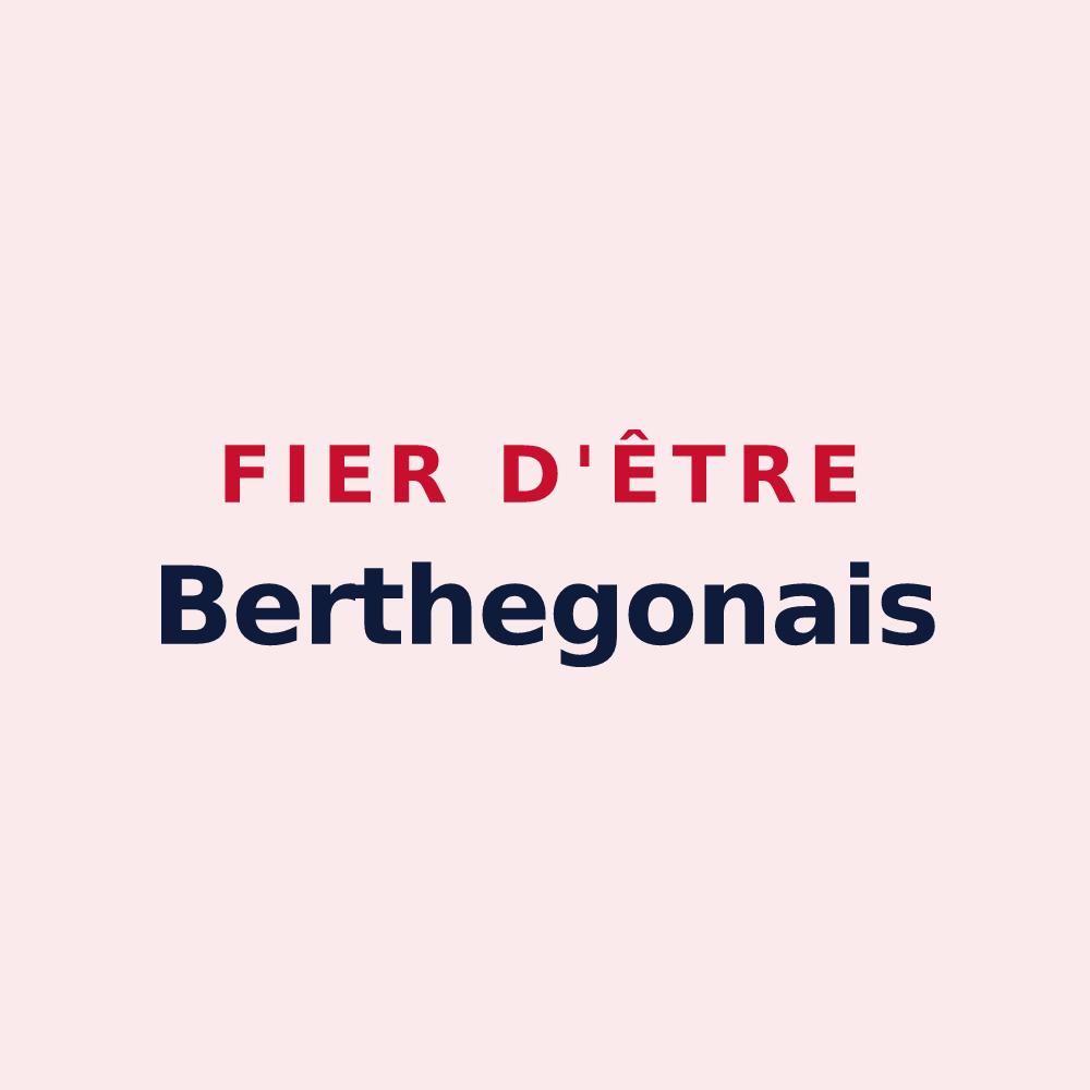 Magnet « Fier d'être Berthegonais » — design pour Berthegon