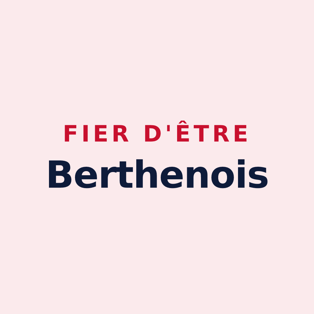 Magnet « Fier d'être Berthenois » — design pour Berthen
