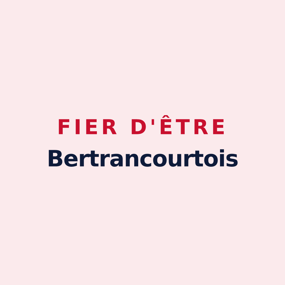 Magnet « Fier d'être Bertrancourtois » — design pour Bertrancourt