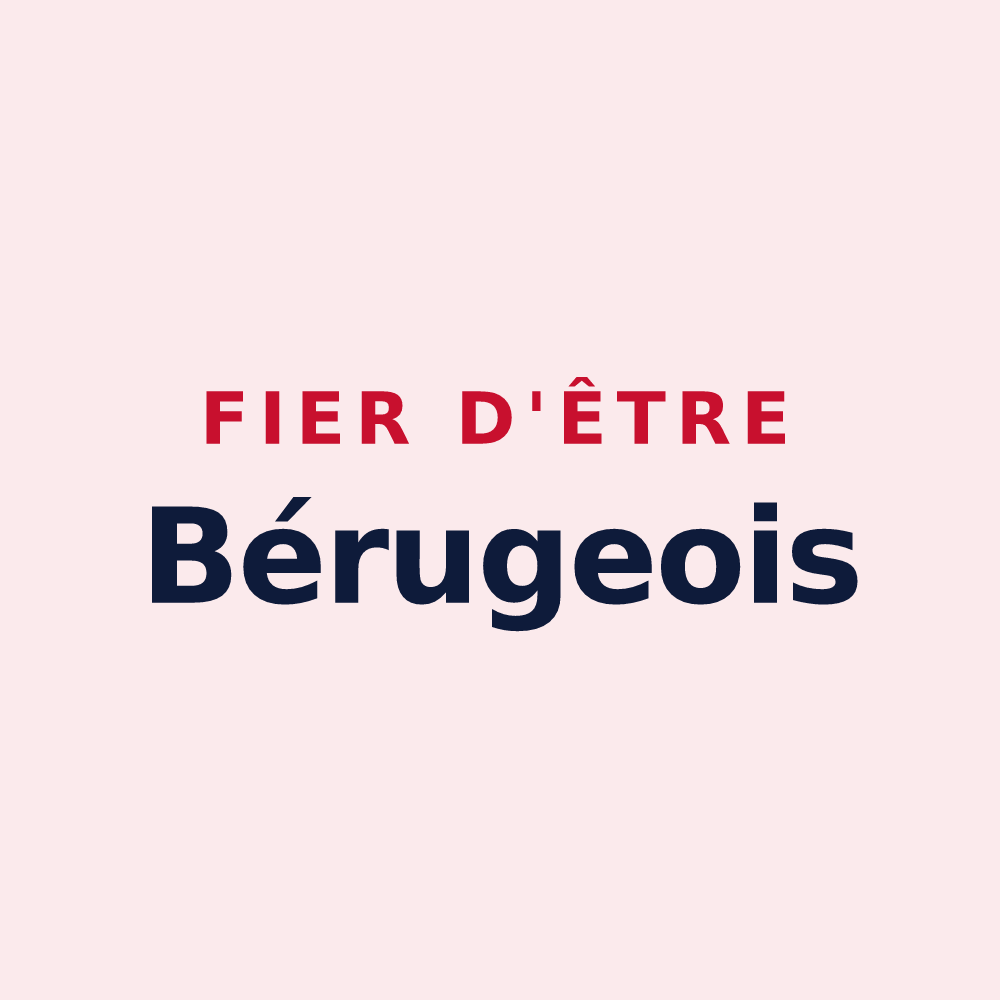 Magnet « Fier d'être Bérugeois » — design pour Béruges