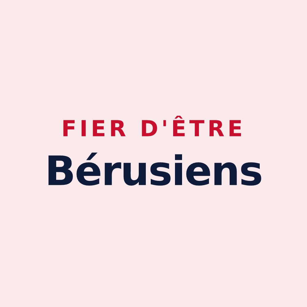 Magnet « Fier d'être Bérusiens » — design pour Bérus