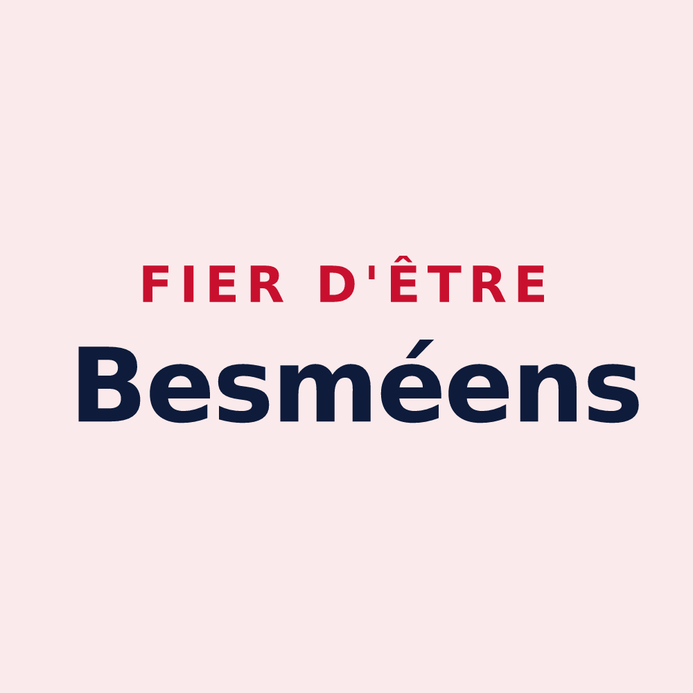 Magnet « Fier d'être Besméens » — design pour Besmé