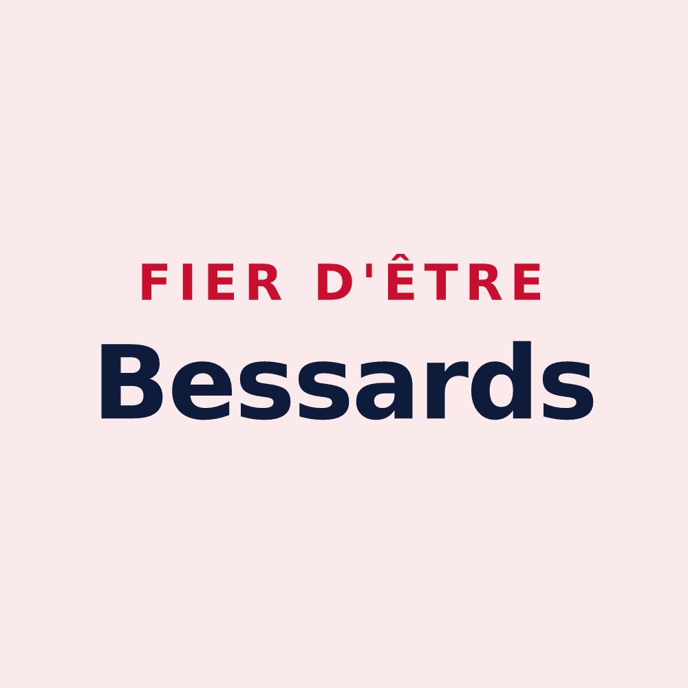 Magnet « Fier d'être Bessards » — design pour Besse-et-Saint-Anastaise