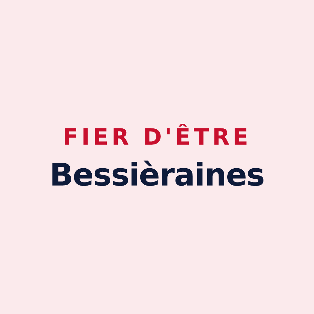 Magnet « Fier d'être Bessièraines » — design pour Bessières