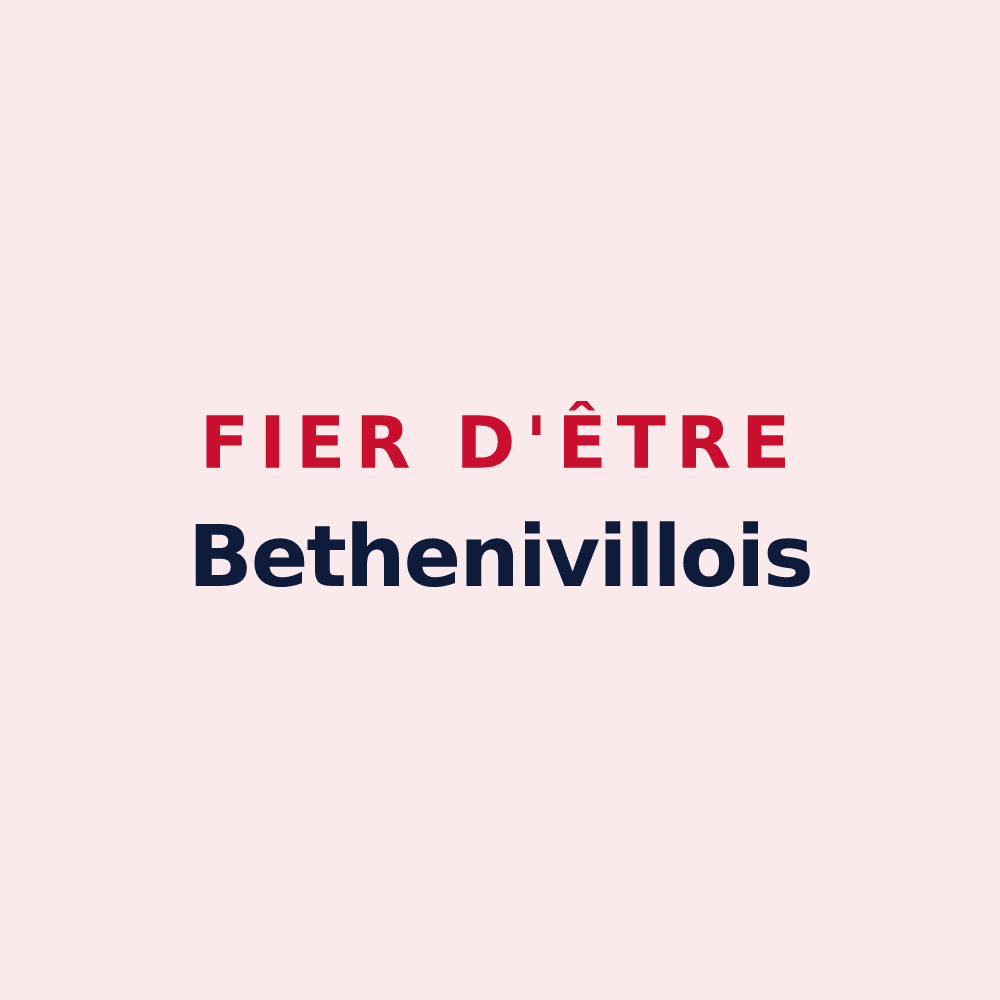 Magnet « Fier d'être Bethenivillois » — design pour Bétheniville